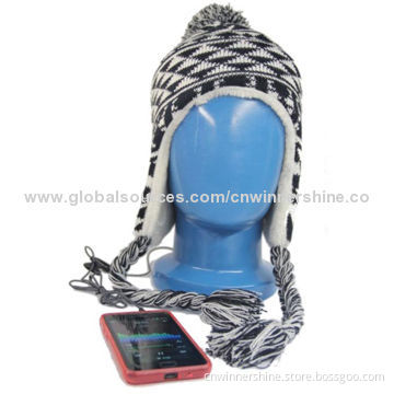 Headphone beanies with novelty design and all mp3 players compatible
